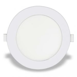 Nanoco-Đèn âm trần viền trắng 12W ánh sáng vàng 3000K dòng Hera [Kích thước:   ∅146x22mm, Khoét lỗ:  ∅135mm]